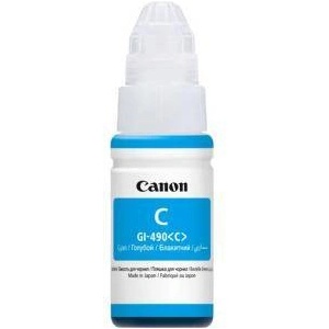 Canon Мастило Canon GI-490 C, Син, 0664C001AA