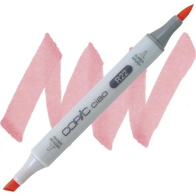 Lihová fixa COPIC Ciao oboustranná Brush & Chisel, Light prawn (R22)