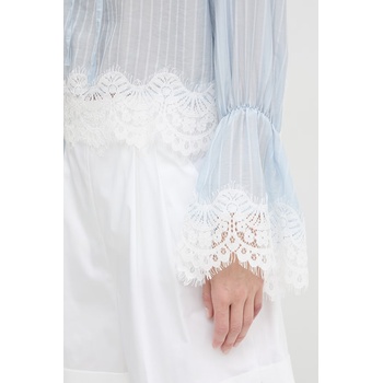 Haveone блуза с волани дамска лиоселова (CMA.Q015)