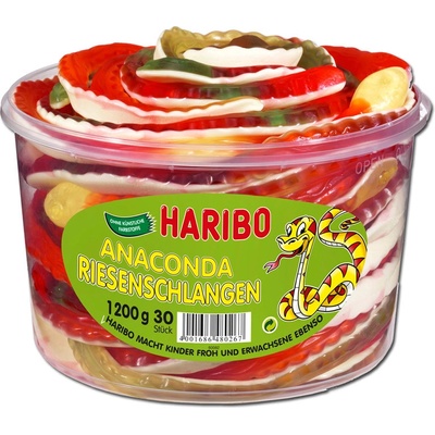 Haribo Anaconda Riesenschlangen želé veľké hady 1200 g