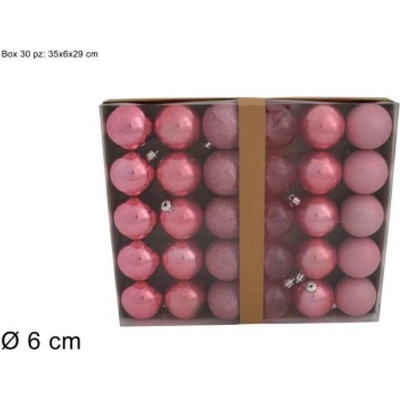 MAKRO Gule vianočné 6cm 30ks