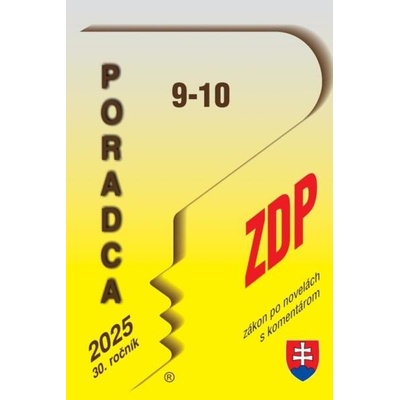 Poradca 9-10/2025 – ZDP s komentárom (po novelách) - Poradca s.r.o.