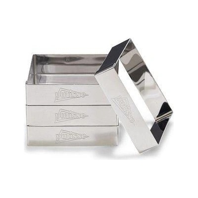 Patisse Ráfky na tartalekty čtverec 8x8cm 4ks