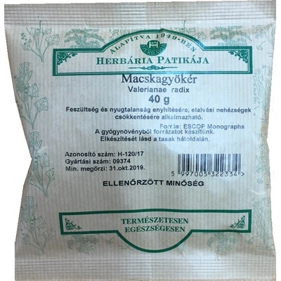 Herbária čaj Valeriána lekárska koreň 40 g