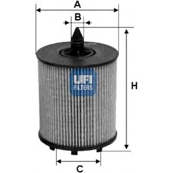 UFI OLEJOVÝ FILTER ASTRA VECTRA ZAFIRA HU 69 1 UFI