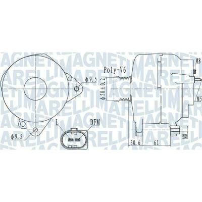 generátor MAGNETI MARELLI 063732118010