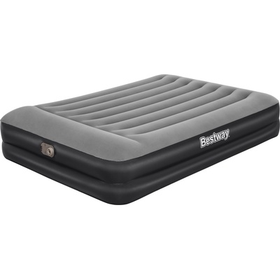 Bestway TriTech Надуваем матрак Double 203 x 152 x 46 cm с антимикробна повърхност и вградена електрическа помпа - 1 бр (67403)