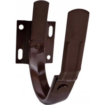 Covernit Lakovaný žľabový hák čelný 333 mm RAL 8017 hnedá