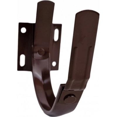 Covernit Lakovaný žľabový hák čelný 333 mm RAL 8017 hnedá