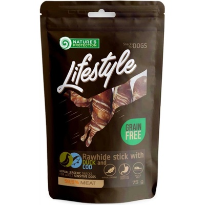 Natures Protection Pamlsok Natures P Lifestyle dog Rawhide duck & cod stick 75 g