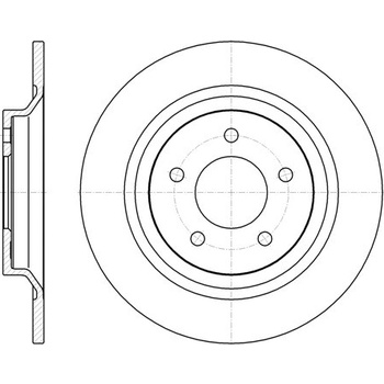 Brzdový kotúč REMSA 61113.00