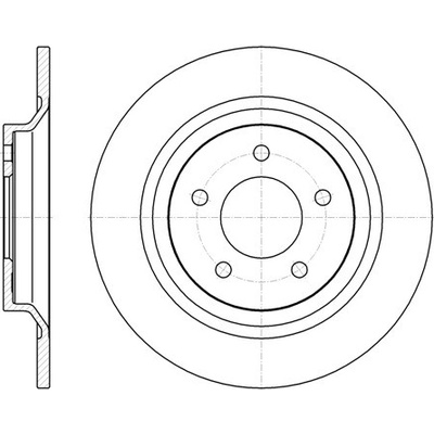Brzdový kotúč REMSA 61113.00