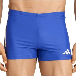 Adidas Мъжки бански слипове Adidas 3 Stripes Bold Boxer Swim brief - Semi Lucid Blue / White - размер 9 (050-1832-0415)