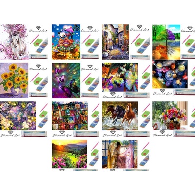 Diamond Art Diamantový obrázek Vicente Romero 40 x 50 cm sada 8242 24200 – Zbozi.Blesk.cz