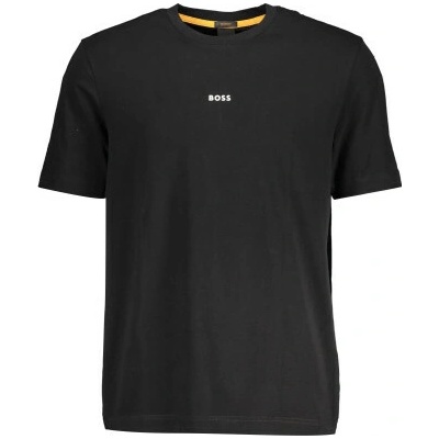 Boss stylové pánské tričko s krátkým rukávem Black