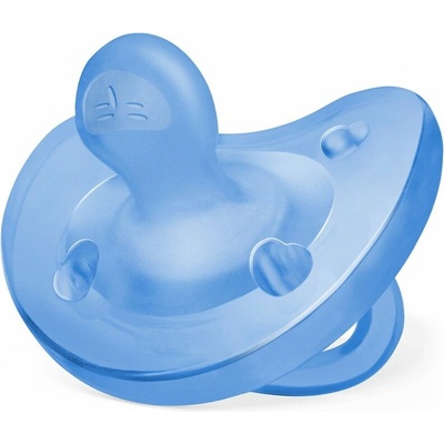 Chicco cumlík Physio celosilikon chlapec 1 ks modrá