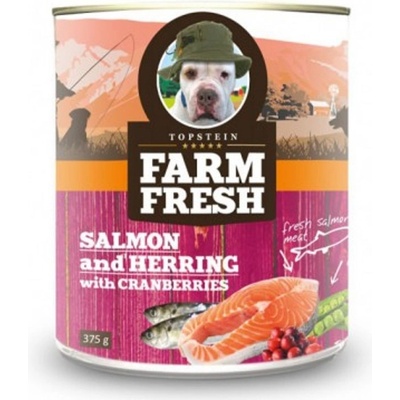 Farm Fresh Salmon & Herring with Cranberries 6 x 375 g