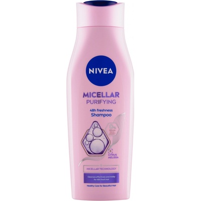 Nivea Micellar Shampoo pro normální až mastné vlasy bez silikonů 400 ml