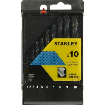 Sada vrtákov HSS-R pr.1-10mm (prírastok po 1mm) 10ks FATMAX STA56030