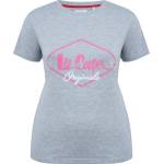 Lee Cooper Дамска тениска Lee Cooper Diamond T Shirt Ladies - Grey Marl