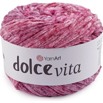 Pletací žinylková příze Dolce Vita 150 g Varianta: 6 (3405) růžovofialová, Balení: 1 ks