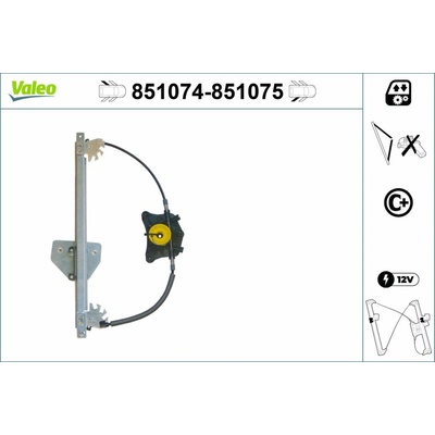 Zvedací zařízení oken VALEO 851075