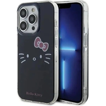 Hello Kitty Кейс Hello Kitty IML Kitty Face за iPhone 13 Pro / 13, черен (Hel000010-0)