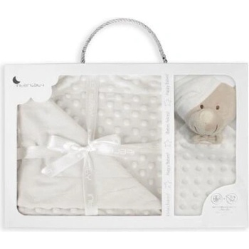 INTERBABY DEKA MÄKKÁ GULIČKY a PRÍTUĽKA šedá