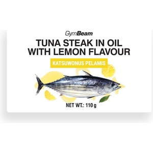 GymBeam Стек от риба тон в олио с вкус на лимон 110 g