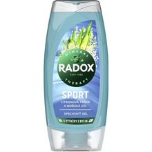 Radox Sport Sprchový gél s citrónovou trávou a morskou soľou pre ženy 225 ml