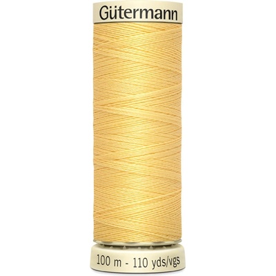 7 Univerzální šicí nit Gütermann 100% PES, žlutá