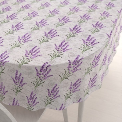 Biante oválný ubrus PML-033 Provence levandule 100x140cm