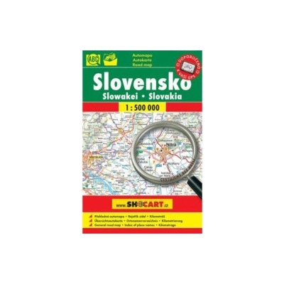 Slovensko Slowakei Slovakia 1:500 000