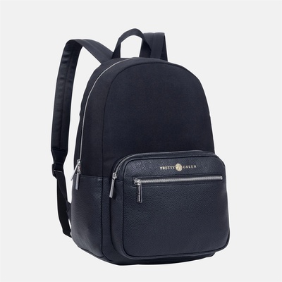 Pretty Green Мъжка раница Pretty Green Essentials Backpack Mens - Black