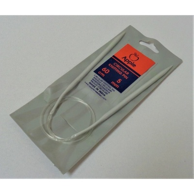 Kruhové pletací jehlice 60 cm č. 5 APPLE