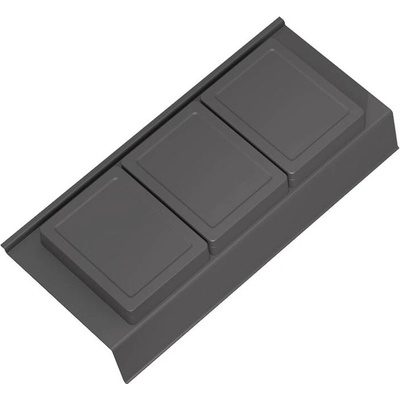 GOLLINUCCI Koupelnový organizér s příslušenstvím 350mm 146x322x69mm antracit (GOLLINUCCI Koupelnový organizér s příslušenstvím 350mm 146x322x69mm antracit)