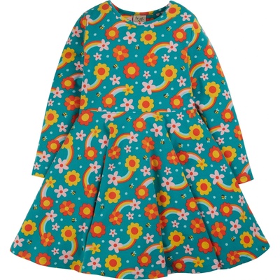 Dívčí šaty s dlouhým rukávem Rozkvetlá louka Frugi – Zboží Dáma