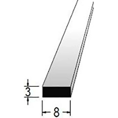 Hranolek 8x3mm, délka 100cm
