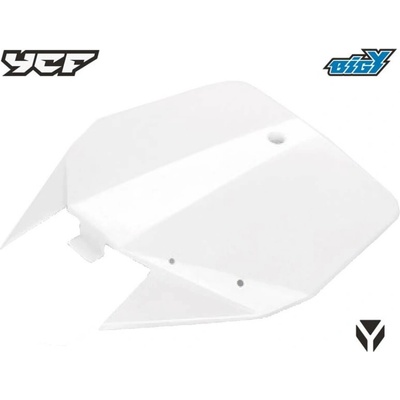 Přední tabulka pro modely BIGY pitbike YCF Barva: Bílá