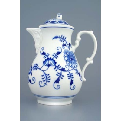 Cibulák s víčkem originální cibulákový porcelán Dubí cibulový vzor 1,55l