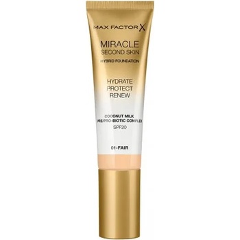 MAX Factor Miracle Second Skin Foundation - Подхранващ фон дьо тен с кокосово масло