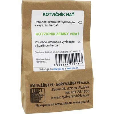Bylinářství kořenářství Jukl Čaj Kotvičník nať 1 x 50 g