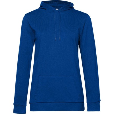 B&C dámska mikina s kapucňou WW04W Heather Royal Blue
