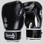 8Weapons Боксови Ръкавици 8 Weapons Sak Yant Big Tiger Black/Black - 14 oz
