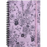  Тетрадка Axent OS Pink roses A5 80 л. сп. тв. к (A5 80)