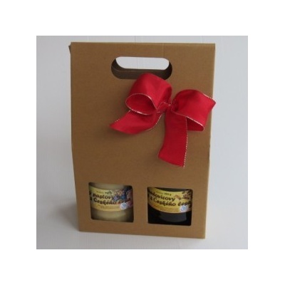 Včelařství Thomayer Dárkové medy medovicový a květový 2 x 500 g