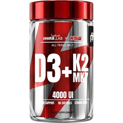 Hero. Lab KSW Series Vitamin D3 + K2 MK-7 [90 Гел капсули]