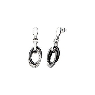 Prosperk náušnice keramické s krystalky Swarovski S1433