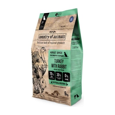 Country of Animals Turkey with Rabbit 9 kg