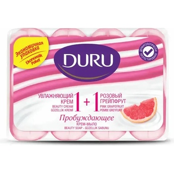 Duru Soft Sensations тоалетен сапун розов грейпфрут 4x80 гр (589325929020)